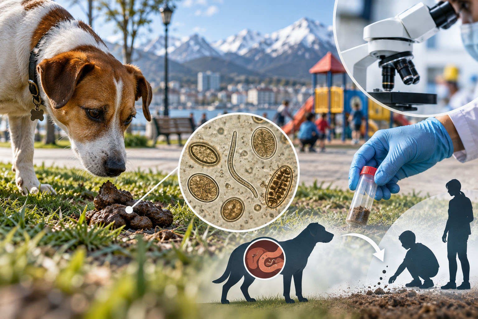 Detectan antecedentes de parásitos en heces de perros y estudian el riesgo sanitario en Ushuaia
