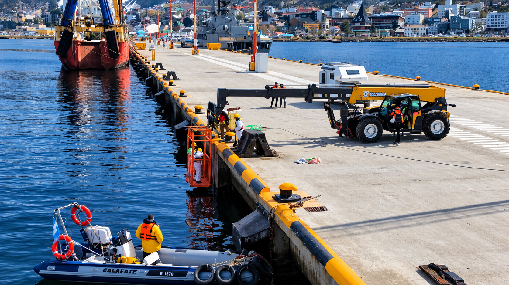 Invierten más de US$ 2,5 millones en la renovación de defensas del puerto