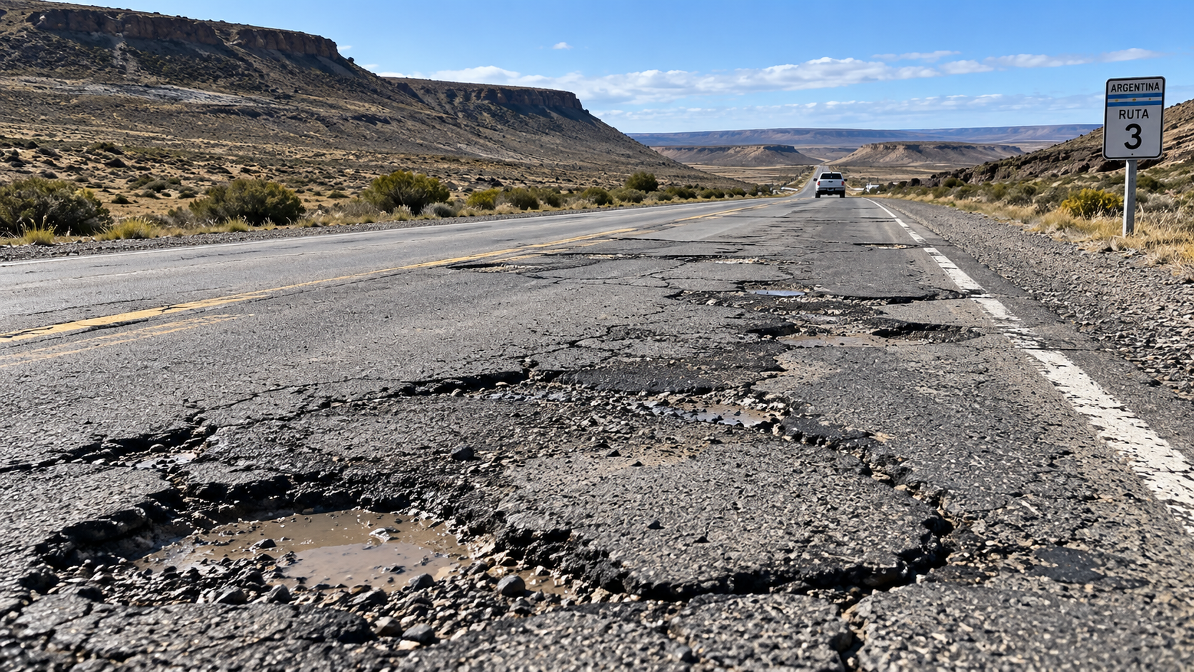 Chubut busca hacerse cargo de tres tramos de las rutas nacionales 3 y 25