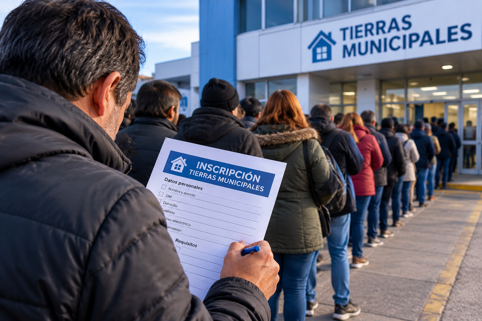 Más de 2.300 inscriptos en menos de 24 horas por los lotes municipales